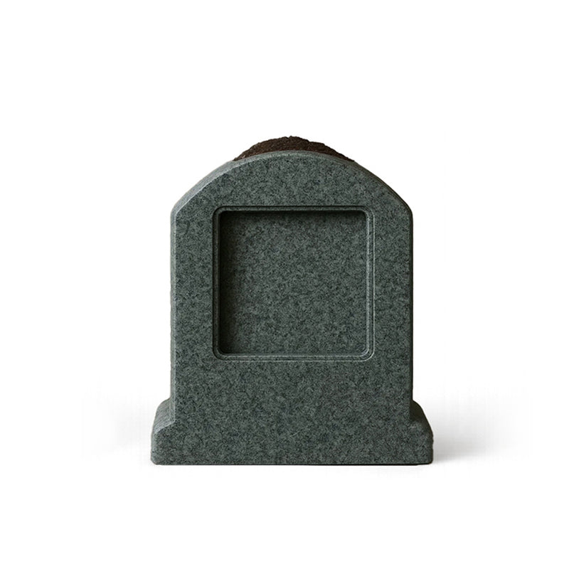 Personalized Pet Memorial with Picture Frame & Flower Planter – Custom Granite Tombstone for Pets