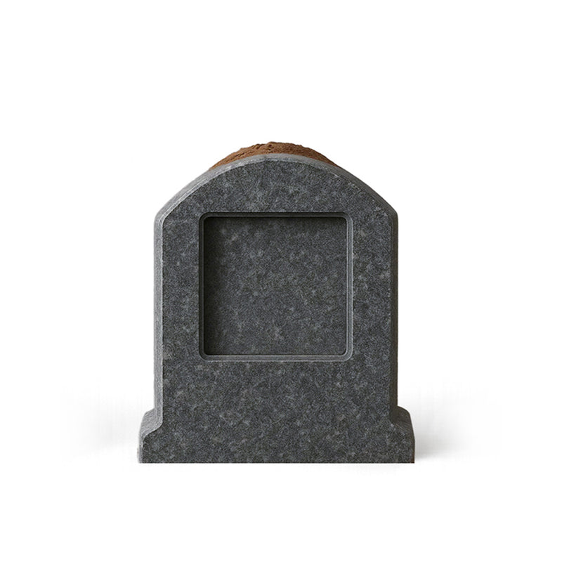 Personalized Pet Memorial with Picture Frame & Flower Planter – Custom Granite Tombstone for Pets